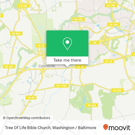 Tree Of Life Bible Church map