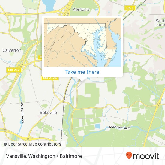 Vansville map