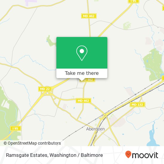 Mapa de Ramsgate Estates