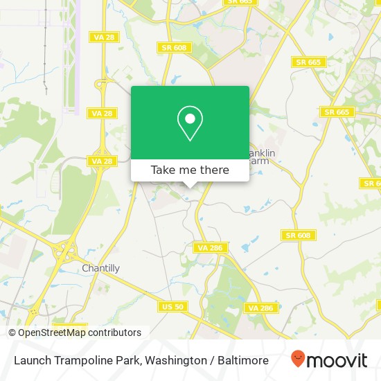 Mapa de Launch Trampoline Park