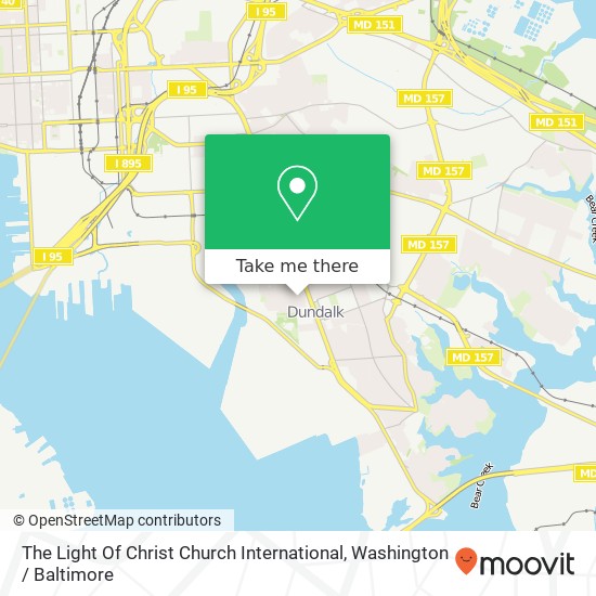 The Light Of Christ Church International map