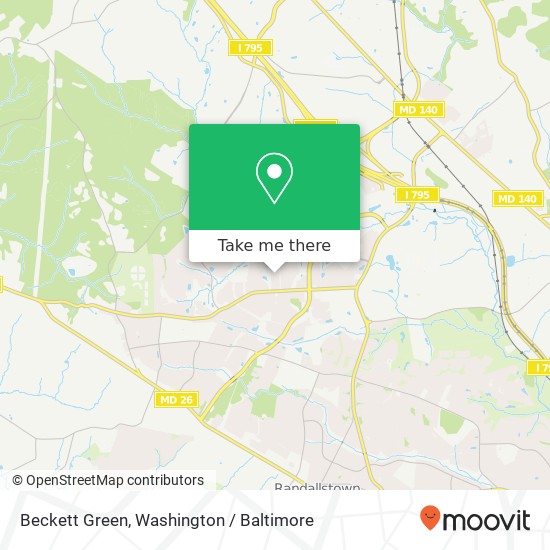 Mapa de Beckett Green