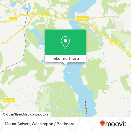 Mapa de Mount Calvert