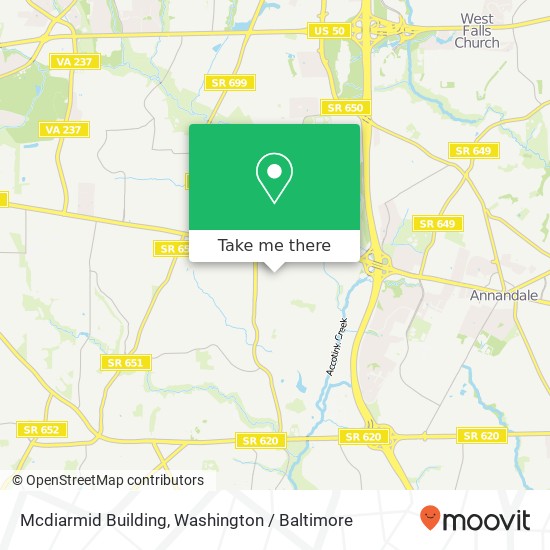 Mapa de Mcdiarmid Building