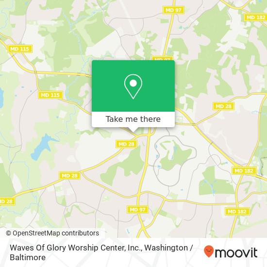 Waves Of Glory Worship Center, Inc. map