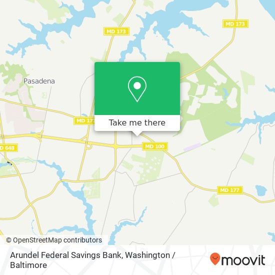 Arundel Federal Savings Bank map