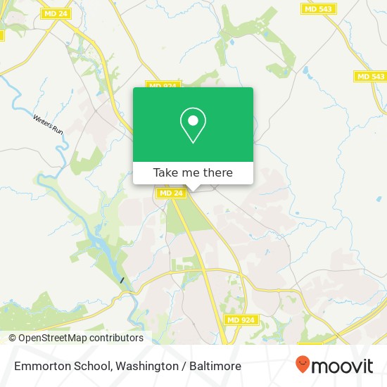 Emmorton School map