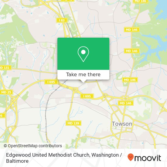 Mapa de Edgewood United Methodist Church