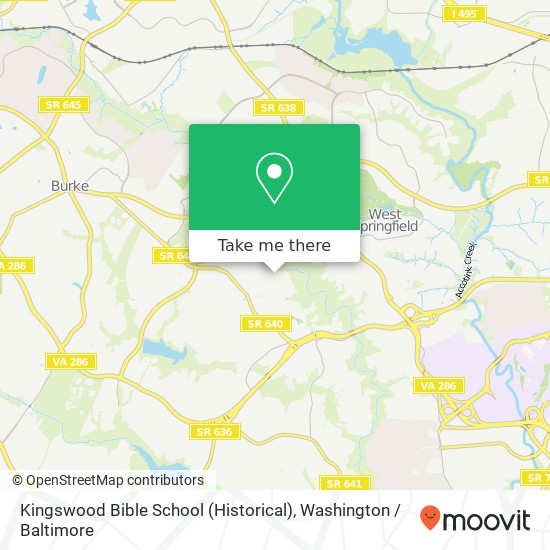 Kingswood Bible School (Historical) map