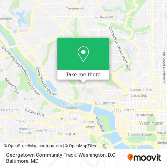 Mapa de Georgetown Community Track