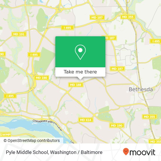 Mapa de Pyle Middle School