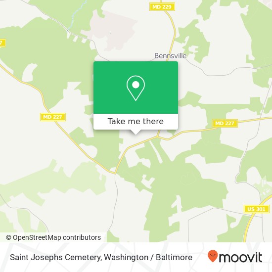 Mapa de Saint Josephs Cemetery