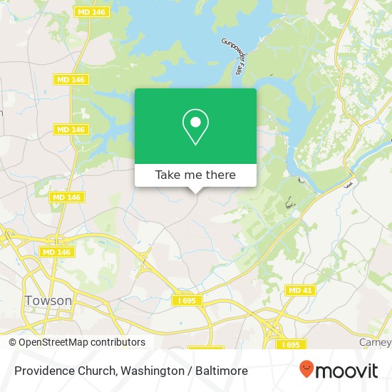 Mapa de Providence Church