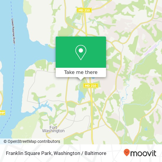 Franklin Square Park map