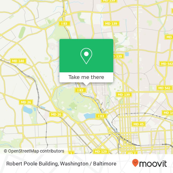 Mapa de Robert Poole Building