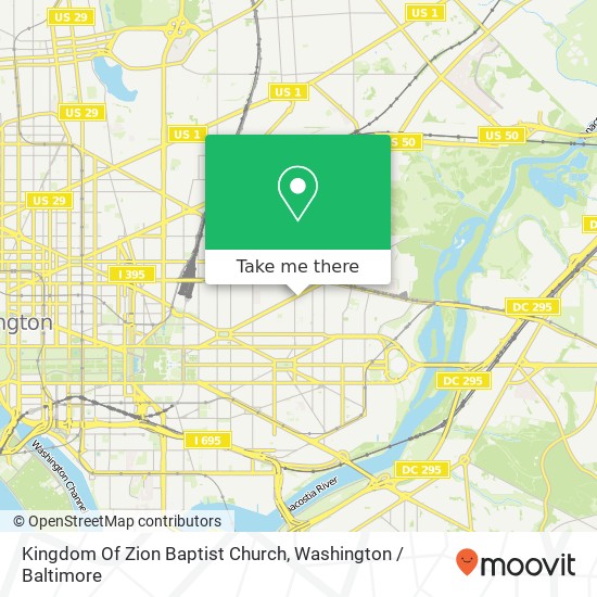 Kingdom Of Zion Baptist Church map