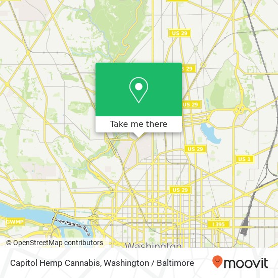 Mapa de Capitol Hemp Cannabis