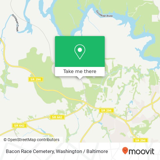 Mapa de Bacon Race Cemetery