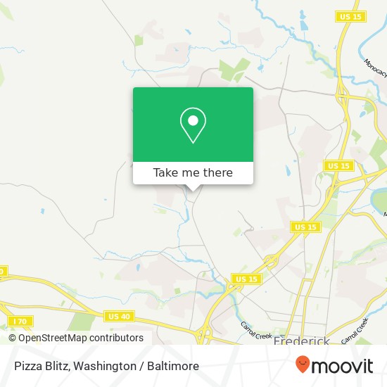 Mapa de Pizza Blitz