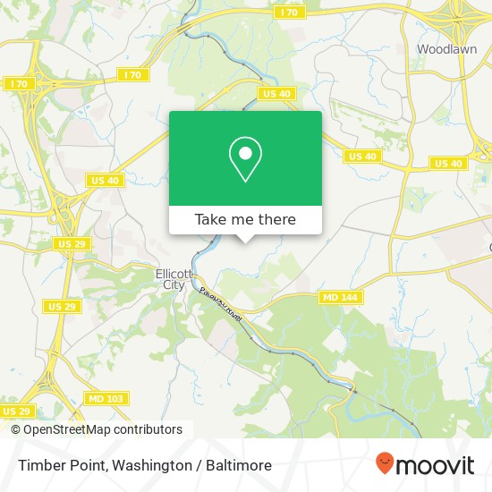 Mapa de Timber Point