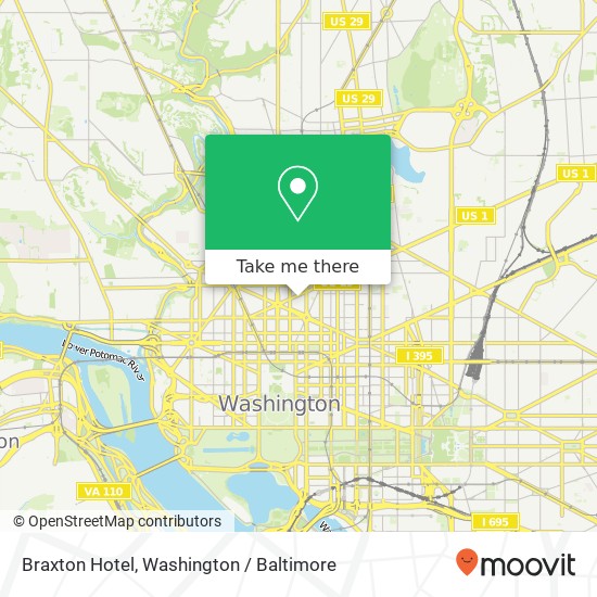 Braxton Hotel map