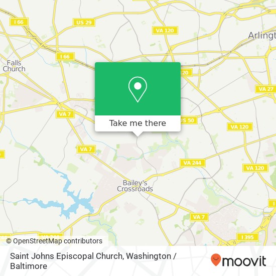 Mapa de Saint Johns Episcopal Church