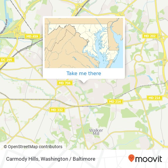 Mapa de Carmody Hills