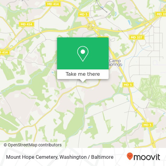 Mapa de Mount Hope Cemetery