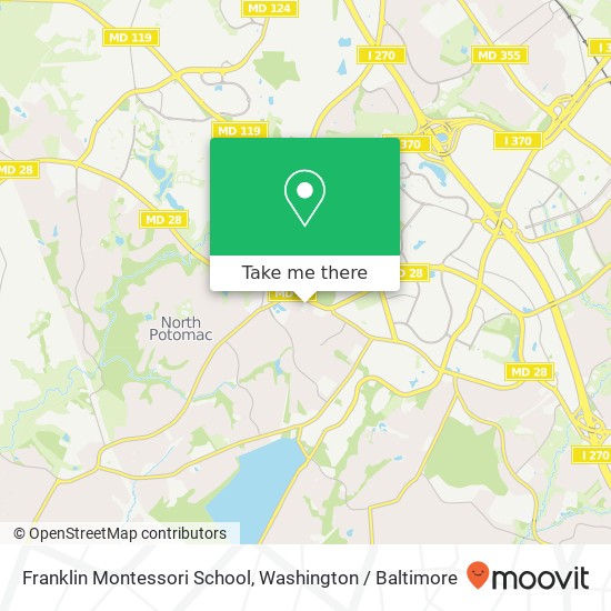 Mapa de Franklin Montessori School