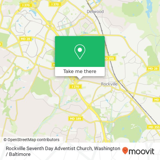 Mapa de Rockville Seventh Day Adventist Church