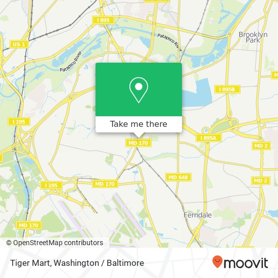 Tiger Mart map