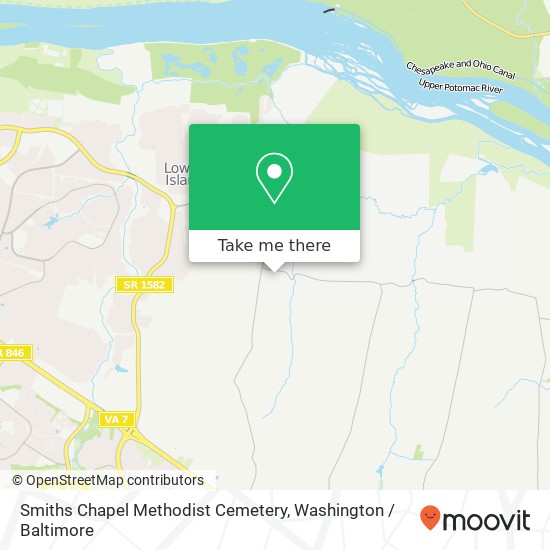 Mapa de Smiths Chapel Methodist Cemetery