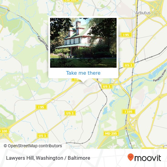 Lawyers Hill map