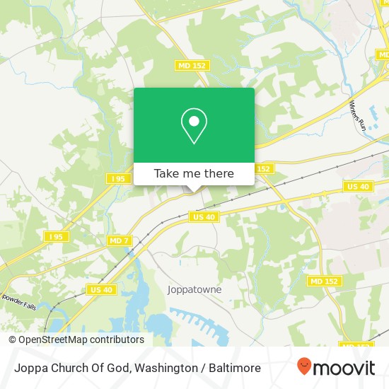 Mapa de Joppa Church Of God