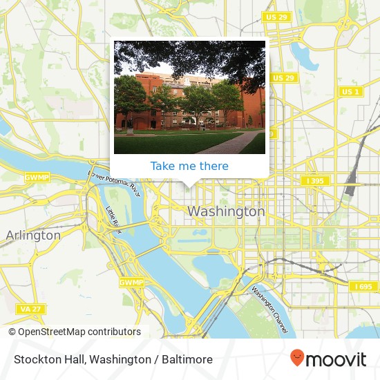 Mapa de Stockton Hall