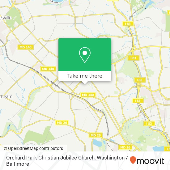 Orchard Park Christian Jubilee Church map