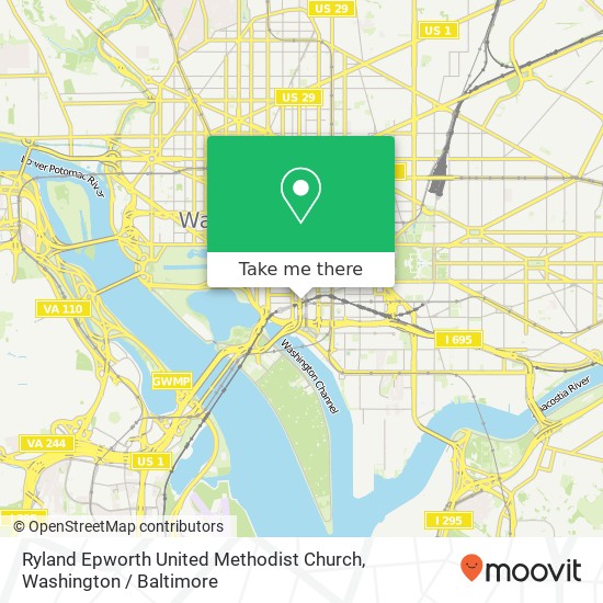 Mapa de Ryland Epworth United Methodist Church