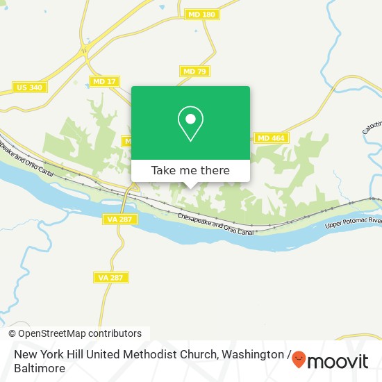 Mapa de New York Hill United Methodist Church