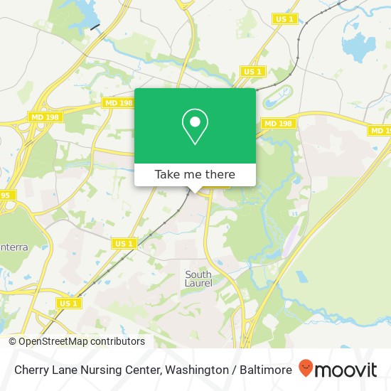 Mapa de Cherry Lane Nursing Center