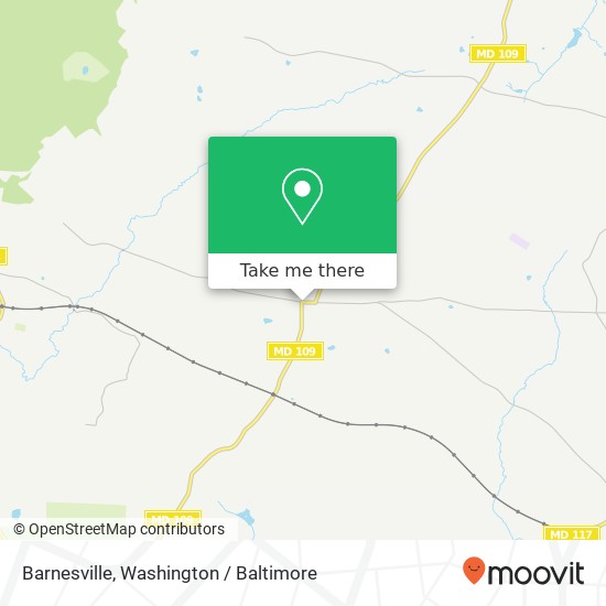 Mapa de Barnesville