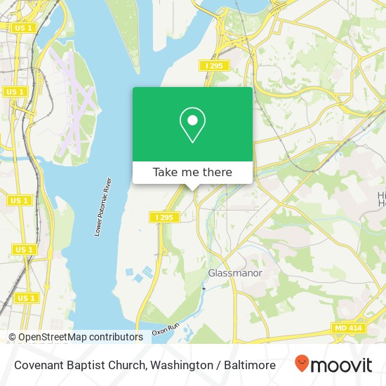 Mapa de Covenant Baptist Church