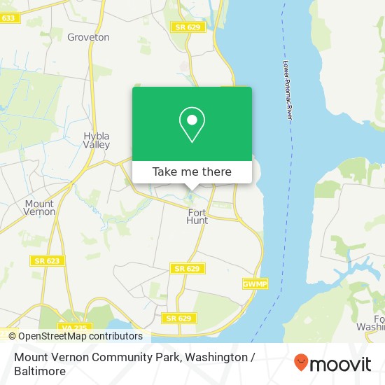 Mapa de Mount Vernon Community Park