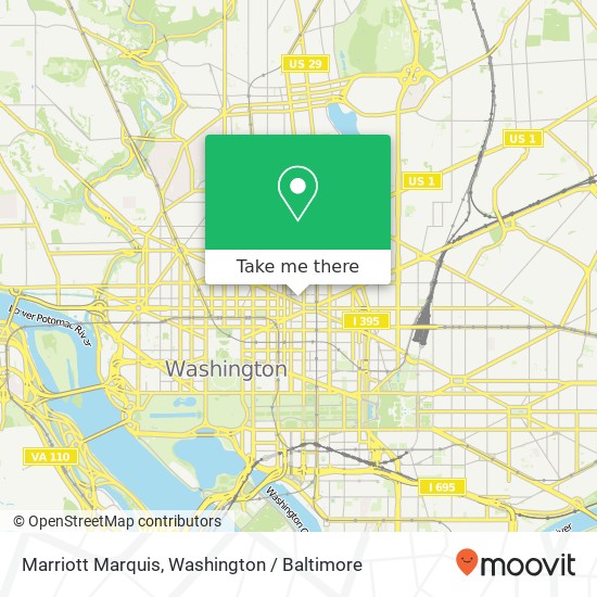 Marriott Marquis map