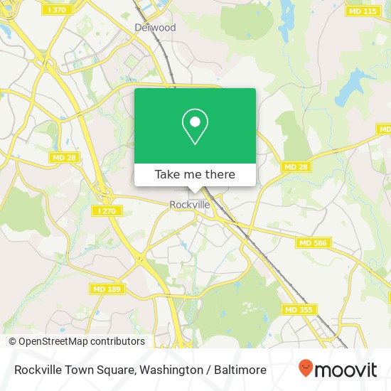 Rockville Town Square map
