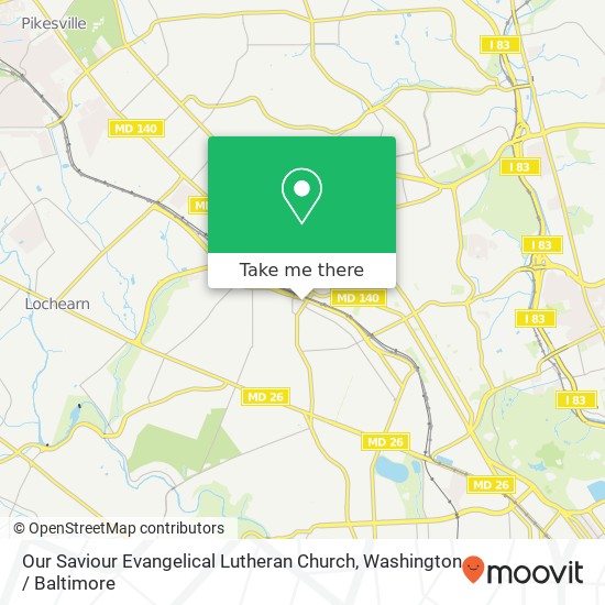 Mapa de Our Saviour Evangelical Lutheran Church