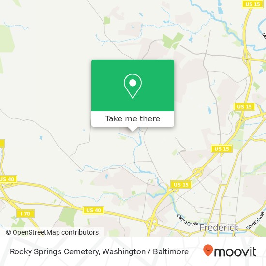 Mapa de Rocky Springs Cemetery