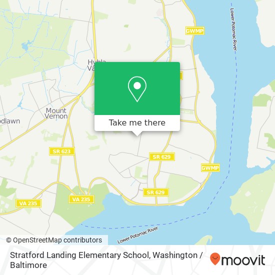 Stratford Landing Elementary School map