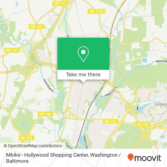 Mapa de Mbike - Hollywood Shopping Center