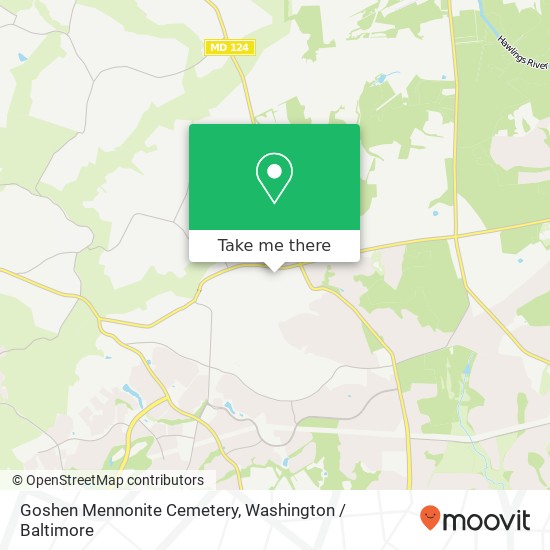 Goshen Mennonite Cemetery map