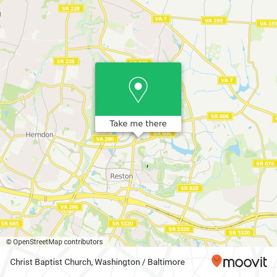 Mapa de Christ Baptist Church